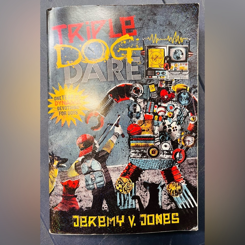 NEW Triple Dog Dare boys daily devotional - pre-teen